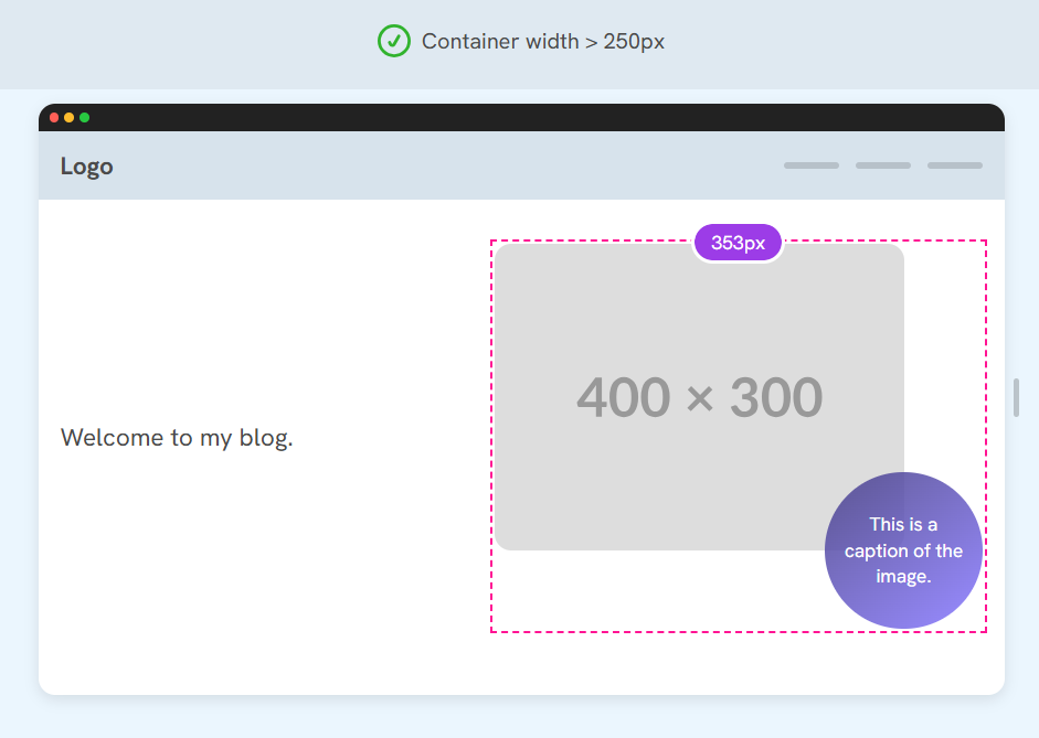 Адаптивные изображения и подписи на CSS: как работают container queries и :has() 8
