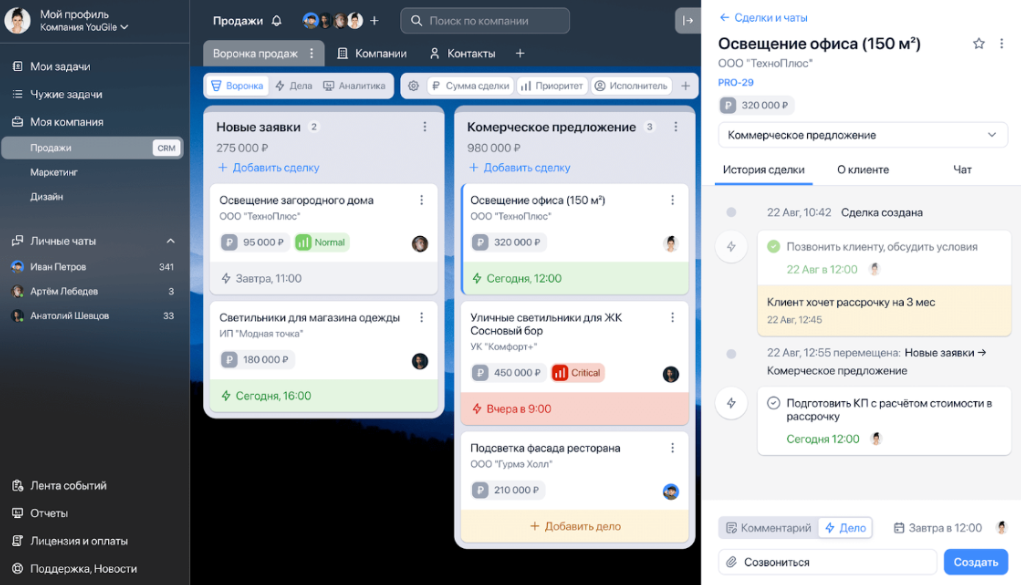 Обзор CRM‑систем для малого и среднего бизнеса 3
