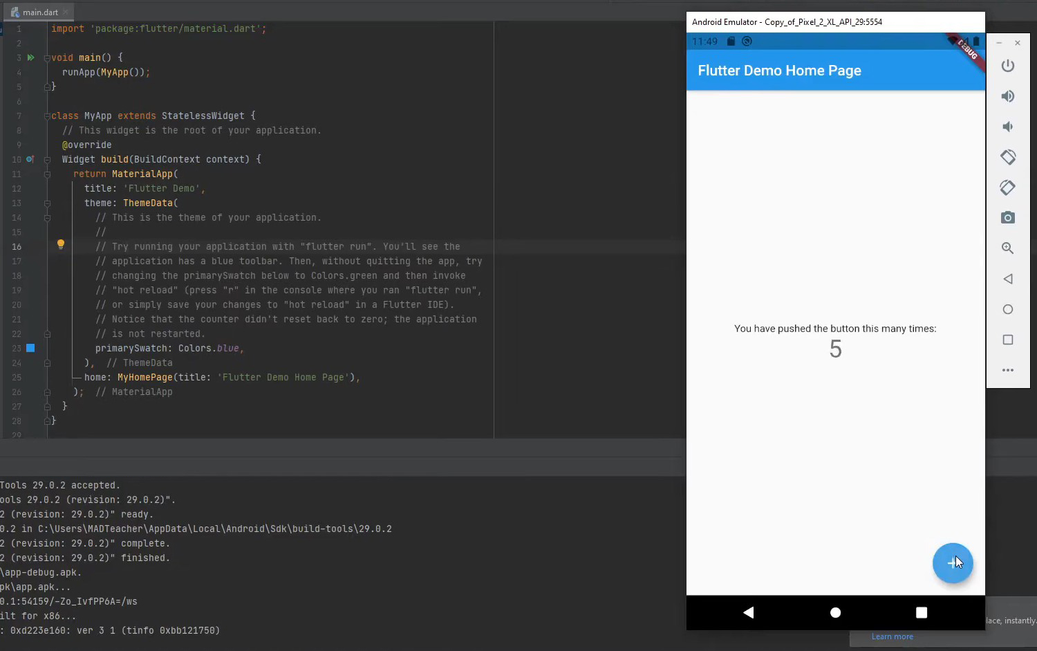 Первые шаги в мобильной разработке с Flutter 11