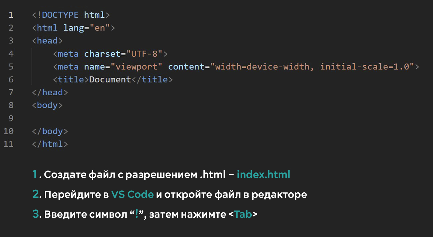 Как сделать свой первый сайт на HTML и CSS: пошаговая инструкция 2