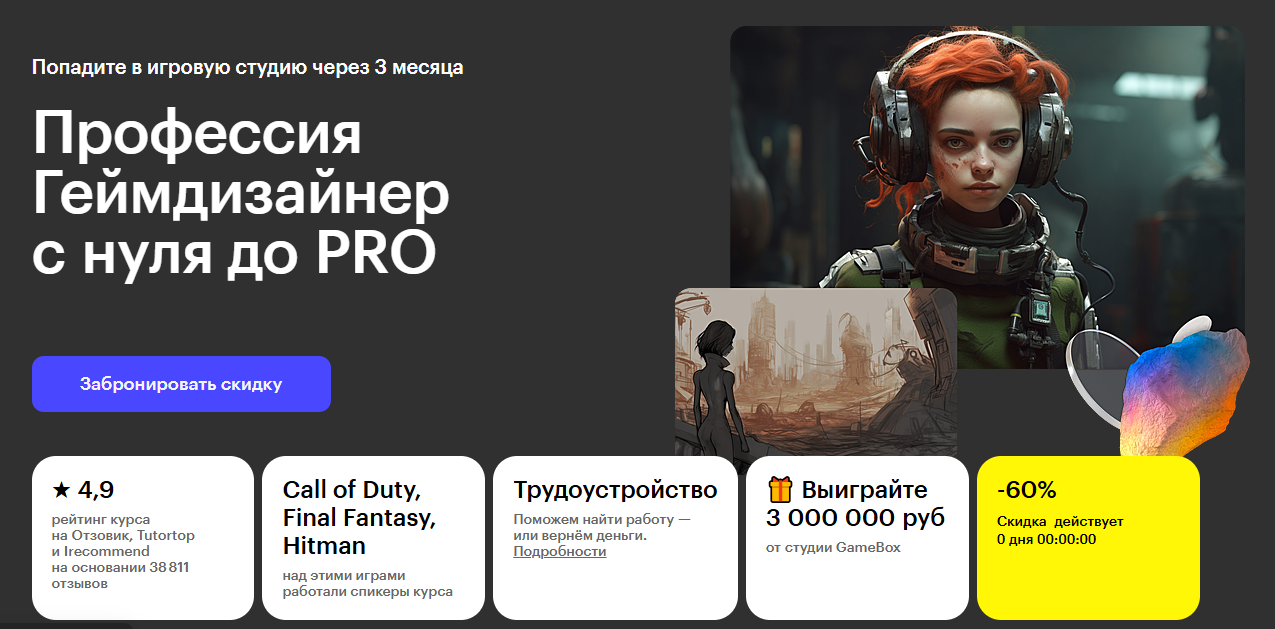 ТОП-17 курсов геймдизайна: лучшее онлайн-обучение для геймдизайнера 3