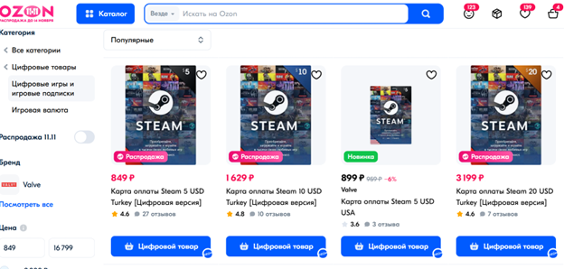 Как пополнить кошелек Steam в России в 2024 году 8