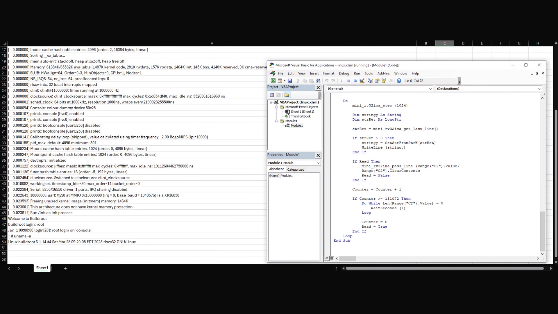 🔥 Энтузиаст запустил Linux внутри Microsoft Excel — просто потому что мог 1