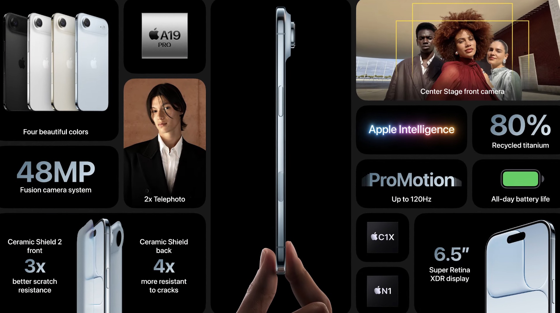 Apple представила iPhone 17 Air, 17 Pro с новым дизайном и AirPods 3 с пульсометром 1