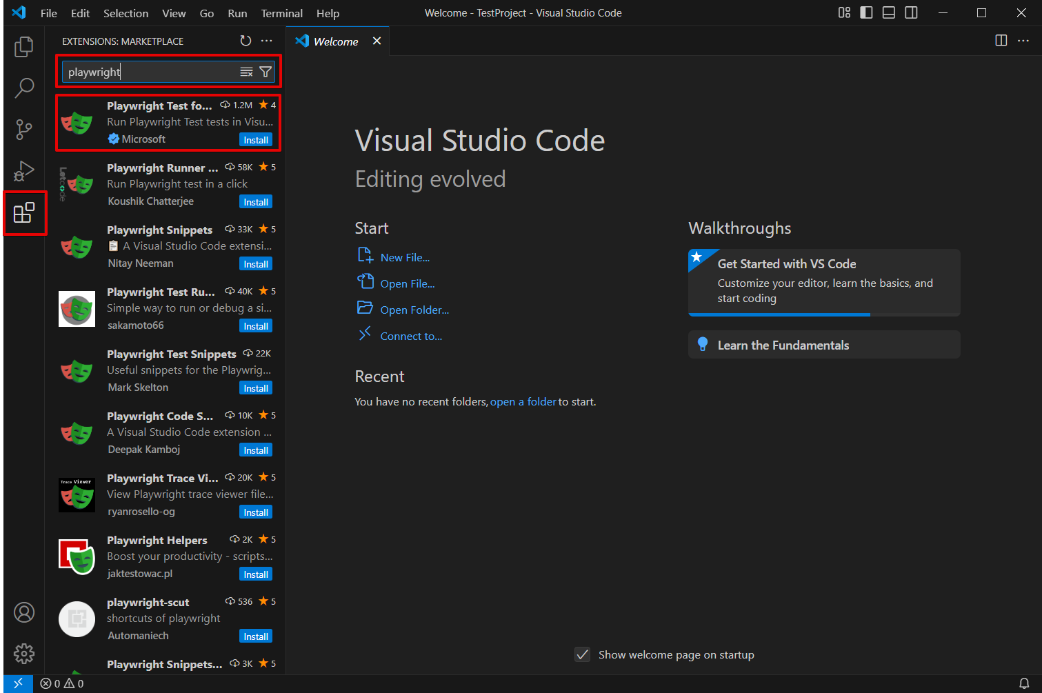 Playwright + VS Code: Установка и первый автотест за 15 минут 2