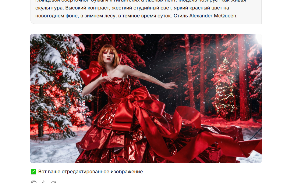 Зимняя фотосессия в лесу через нейросеть: как создать волшебные реалистичные зимние фото без фотографа 2