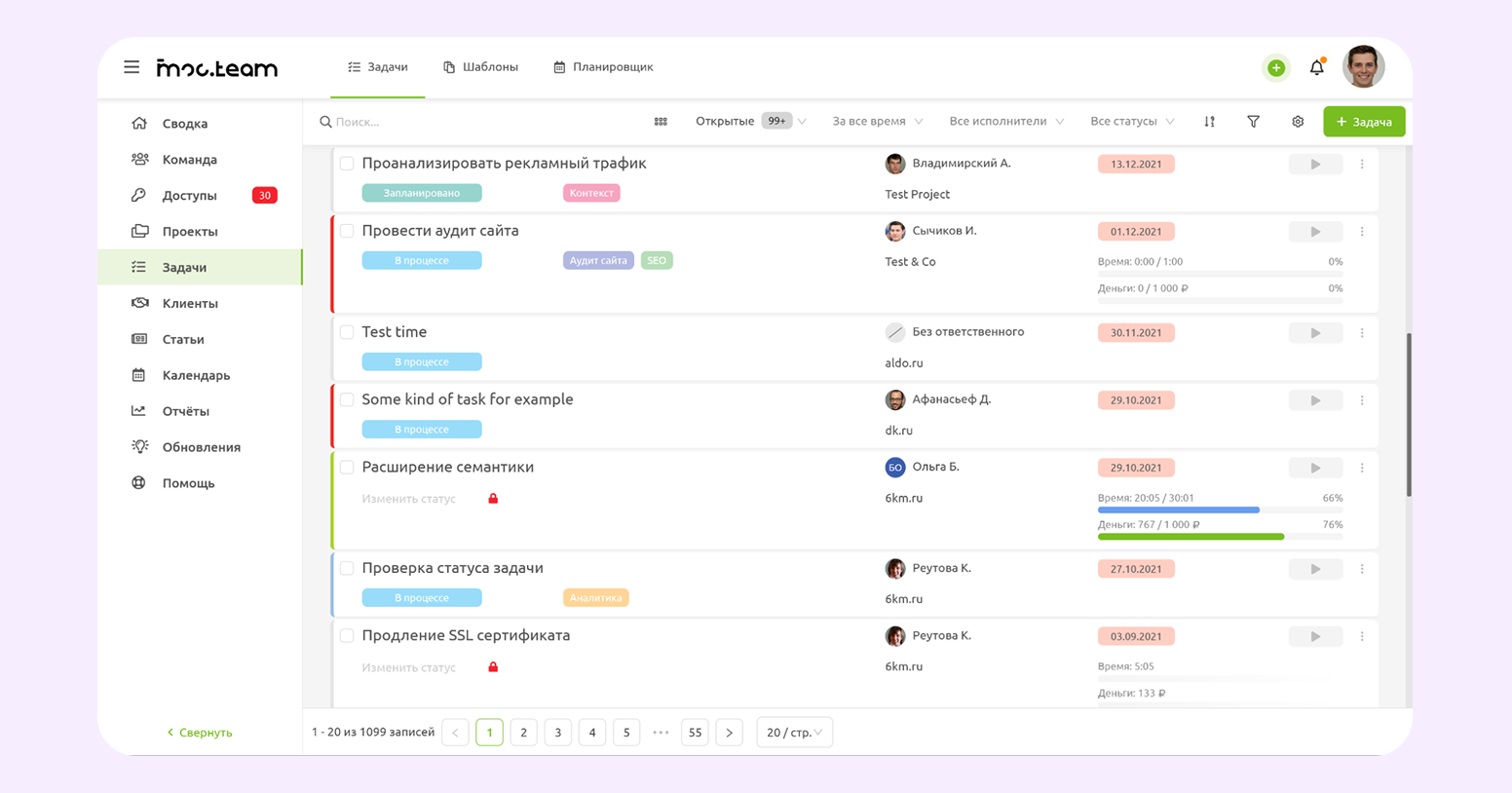 Обзор лучших инструментов для ведения проектов и задач 14