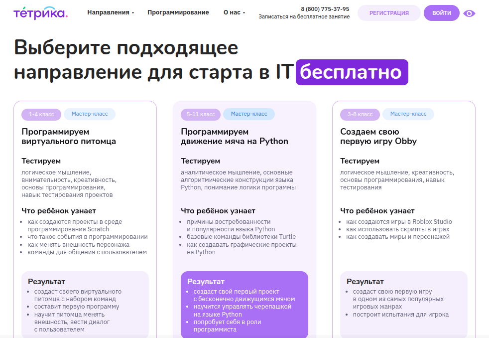 Зимние каникулы с пользой: выбираем онлайн-лагерь и курсы для детей IT-направления 6