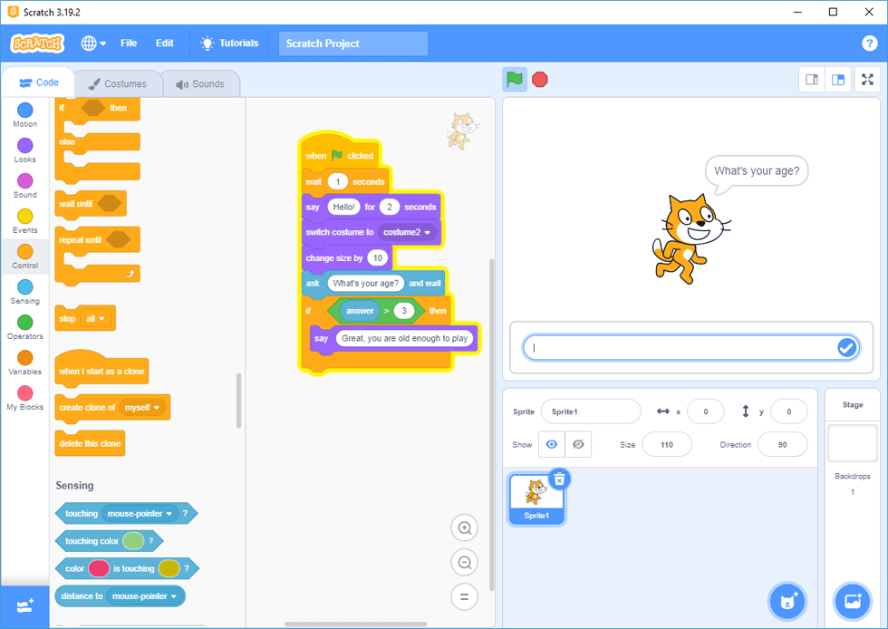 Scratch или Scratch Junior: что выбрать для первого знакомства ребенка с программированием 5