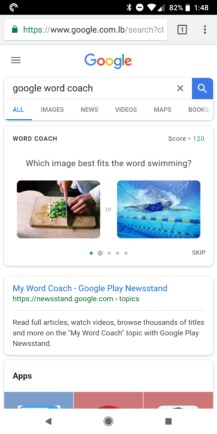 Google запустила в своём поисковике игру-словарь Word Coach 4