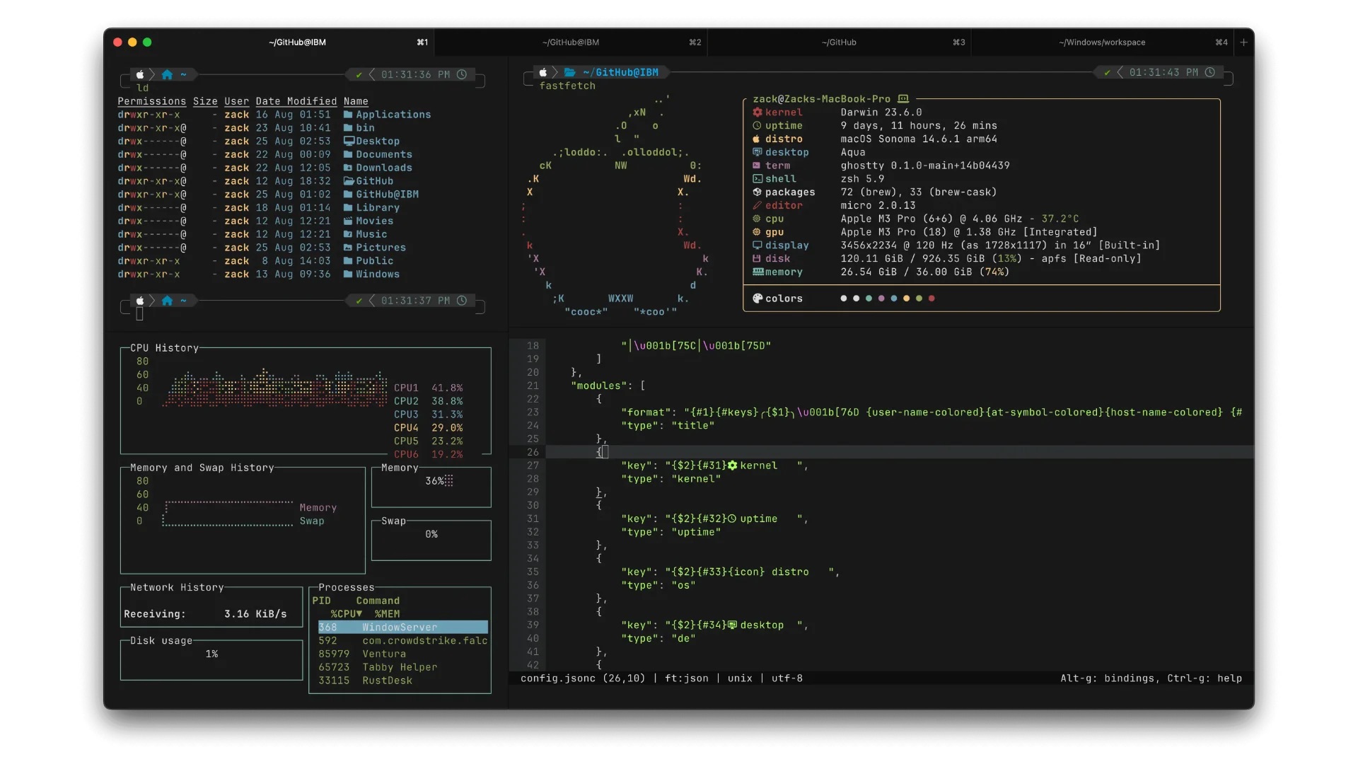 После двух лет закрытого теста вышел «убийца» iTerm 2 — эмулятор терминала Ghostty 1.0 1