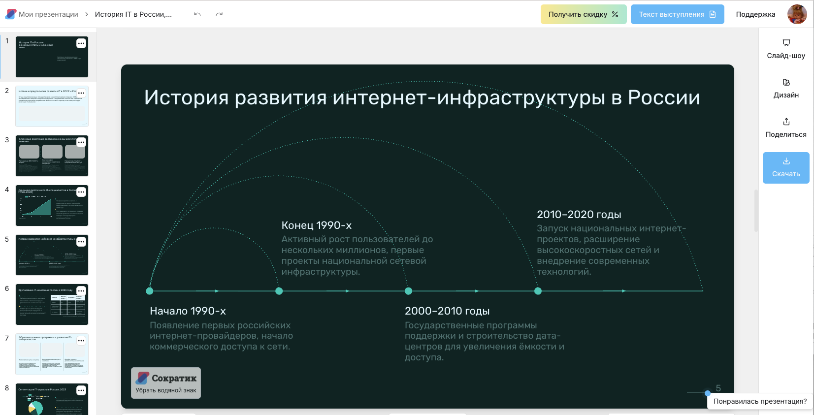 8 ИИ для презентаций: красиво, быстро и без дизайнеров 2